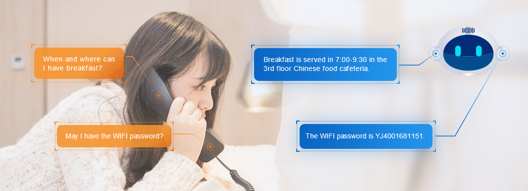 AI room service precisely identifies guest needs